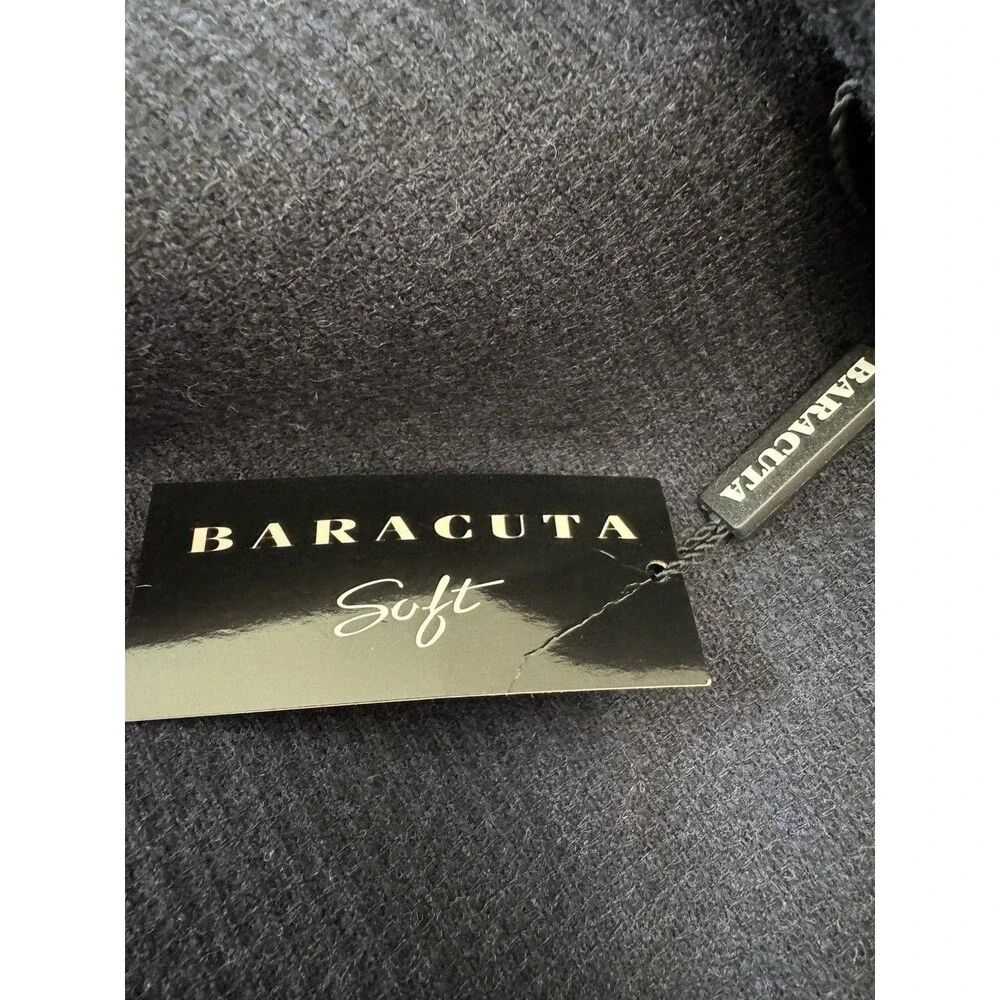 Baracuta‎ Soft NWT 100% Wool Brooklyn Half Lined Textured SportCoat Blazer 46L